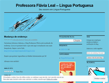 Tablet Screenshot of profeflavia.wordpress.com