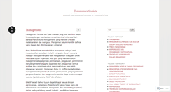 Desktop Screenshot of communicationista.wordpress.com