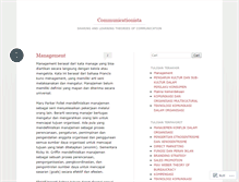 Tablet Screenshot of communicationista.wordpress.com