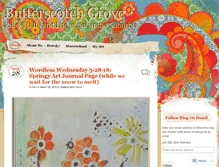 Tablet Screenshot of butterscotchgrove.wordpress.com