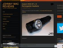 Tablet Screenshot of johnnymacreviews.wordpress.com