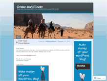 Tablet Screenshot of christianworldtraveler.wordpress.com