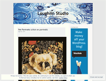 Tablet Screenshot of loughlinstudio2008.wordpress.com