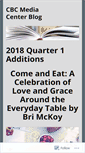 Mobile Screenshot of cbcmediacenter.wordpress.com