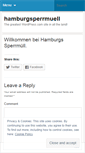 Mobile Screenshot of hamburgsperrmuell.wordpress.com
