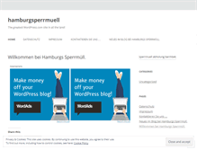 Tablet Screenshot of hamburgsperrmuell.wordpress.com