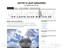 Tablet Screenshot of laufgroupies.wordpress.com