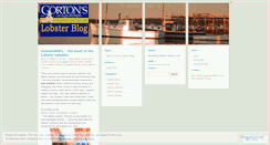 Desktop Screenshot of gortonslobsterblog.wordpress.com