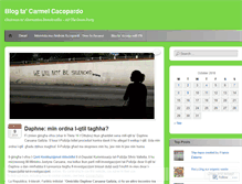 Tablet Screenshot of carmelcacopardo.wordpress.com
