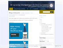 Tablet Screenshot of iktoglaering.wordpress.com