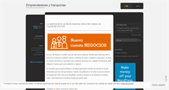 Desktop Screenshot of emprendedoresyfranquicias.wordpress.com