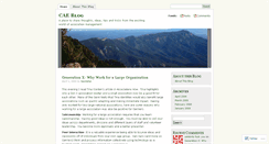 Desktop Screenshot of caeblog.wordpress.com