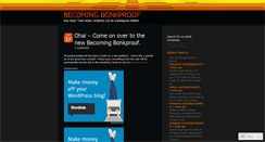 Desktop Screenshot of bonkproof.wordpress.com