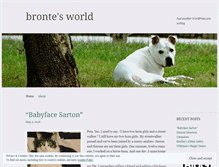 Tablet Screenshot of brontesworld.wordpress.com