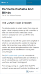 Mobile Screenshot of canberracurtainsandblinds.wordpress.com