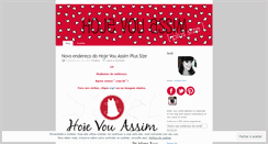 Desktop Screenshot of hojevouassimplussize.wordpress.com