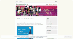 Desktop Screenshot of bollywoodstyle.wordpress.com