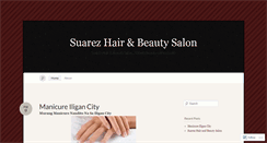 Desktop Screenshot of beautysalonsiligancity.wordpress.com