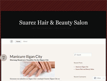 Tablet Screenshot of beautysalonsiligancity.wordpress.com