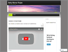 Tablet Screenshot of beatrizrojas.wordpress.com