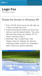 Mobile Screenshot of logicfoxwp.wordpress.com