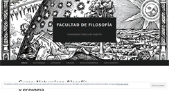 Desktop Screenshot of filosofiaucsf.wordpress.com