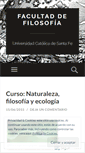 Mobile Screenshot of filosofiaucsf.wordpress.com