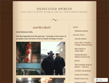 Tablet Screenshot of dedicatedspirits.wordpress.com