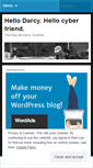 Mobile Screenshot of hellodarcy.wordpress.com