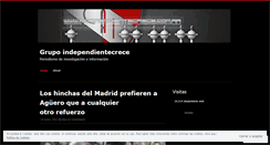 Desktop Screenshot of independientecrece.wordpress.com