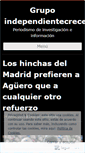 Mobile Screenshot of independientecrece.wordpress.com