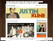 Tablet Screenshot of justinkline.wordpress.com