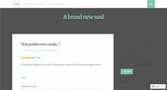 Desktop Screenshot of brandnewsoul.wordpress.com