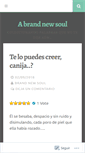 Mobile Screenshot of brandnewsoul.wordpress.com