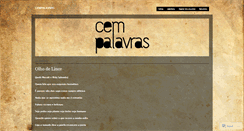 Desktop Screenshot of cempalavras.wordpress.com