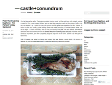 Tablet Screenshot of castleplusconundrum.wordpress.com