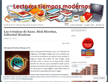 Tablet Screenshot of lectorestiemposmodernos.wordpress.com
