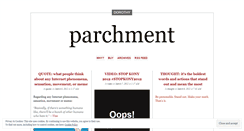 Desktop Screenshot of mydigitalparchment.wordpress.com