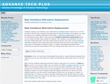 Tablet Screenshot of advancetech.wordpress.com