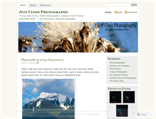 Tablet Screenshot of jclossphoto.wordpress.com