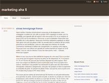 Tablet Screenshot of marketingaha5.wordpress.com