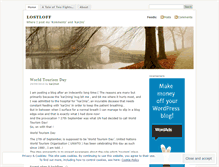 Tablet Screenshot of lostloff.wordpress.com