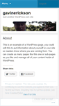 Mobile Screenshot of gavinerickson.wordpress.com