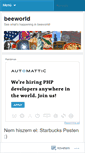 Mobile Screenshot of beeworldcom.wordpress.com