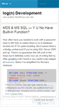 Mobile Screenshot of logndevelopment.wordpress.com