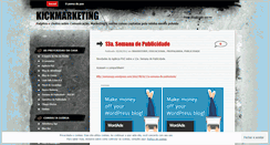 Desktop Screenshot of kickmarketing.wordpress.com