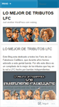 Mobile Screenshot of lomejordetributoslfc.wordpress.com