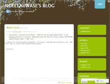 Tablet Screenshot of noellauwase.wordpress.com