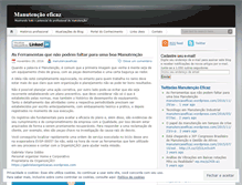 Tablet Screenshot of manutencaoeficaz.wordpress.com