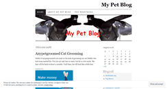 Desktop Screenshot of mypetblog.wordpress.com